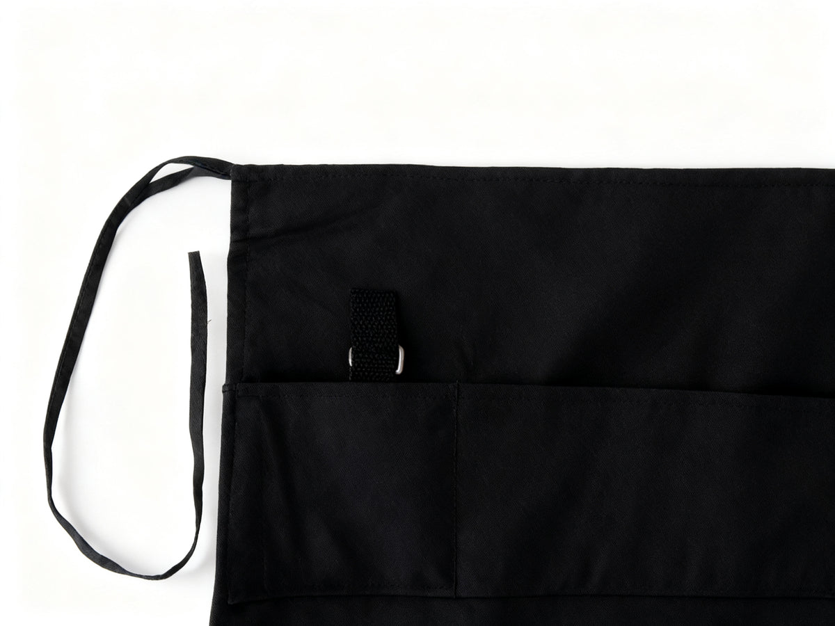 Delantal de Bar Negro Pequeño