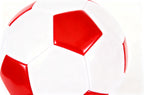 BALON DE FUTBOL BLANCO Y ROJO