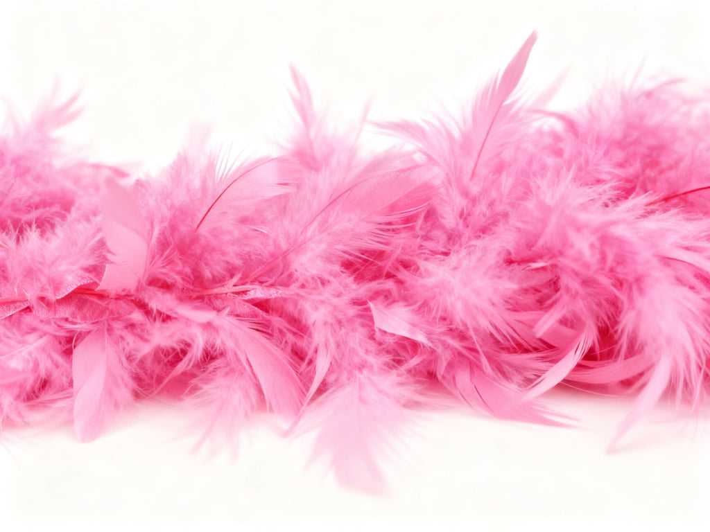 Bufanda de Plumas Rosa Claro para Halloween