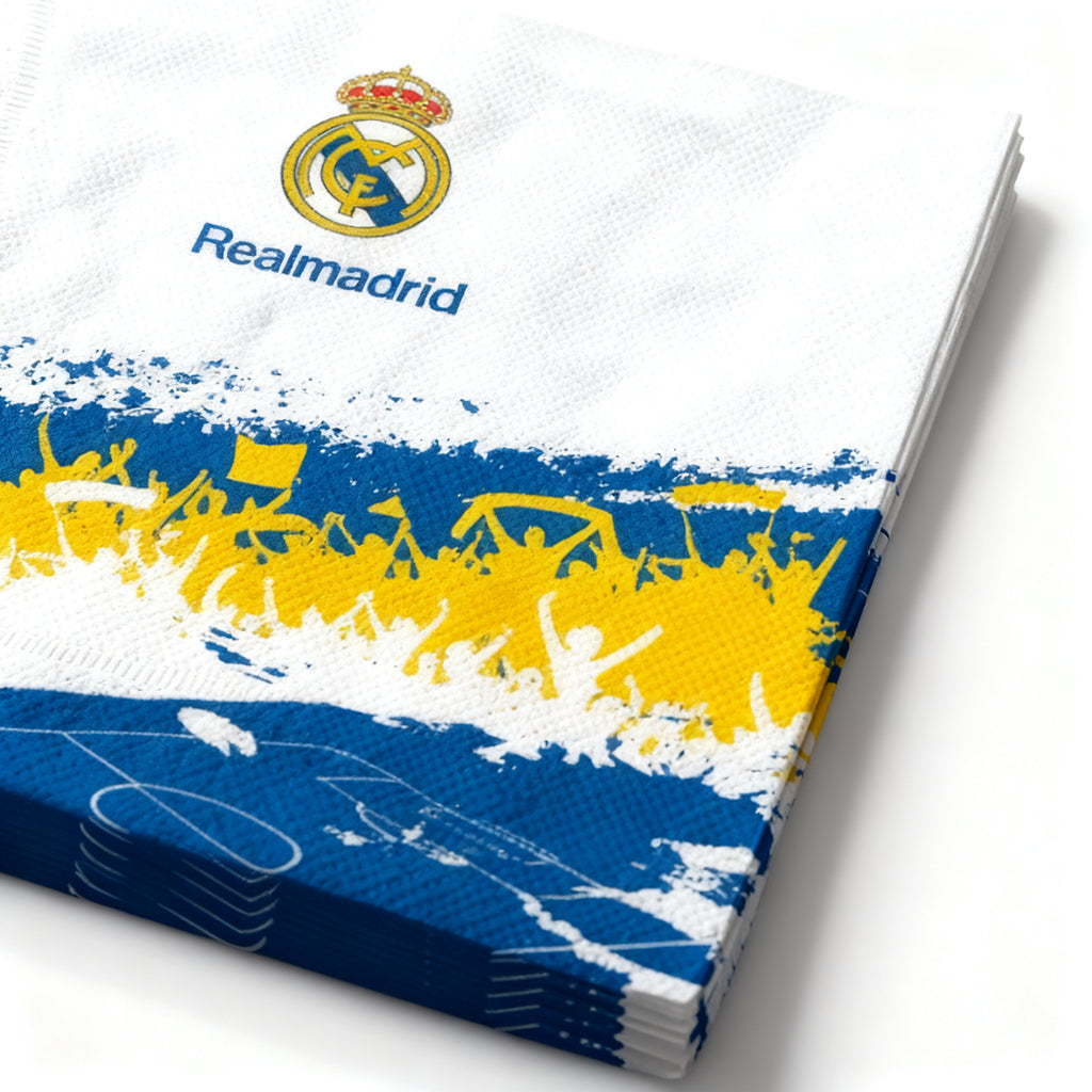SERVILLETA AFICION REAL MADRID 12PCS