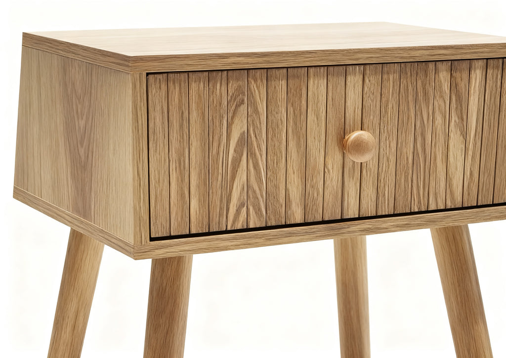 MESITA DE NOCHE AUXILIAR MADERA MOBLEKIT