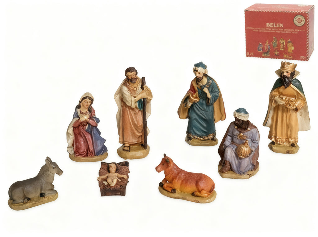 BELEN X8 12CM Figuras de Natividad