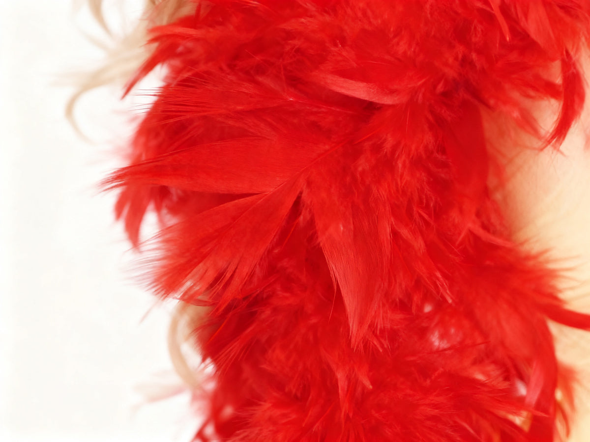 Bufanda de Plumas para Fiestas