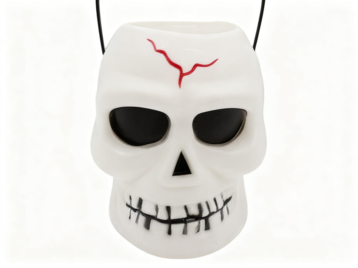 Calavera Portátil Halloween 14x16cm