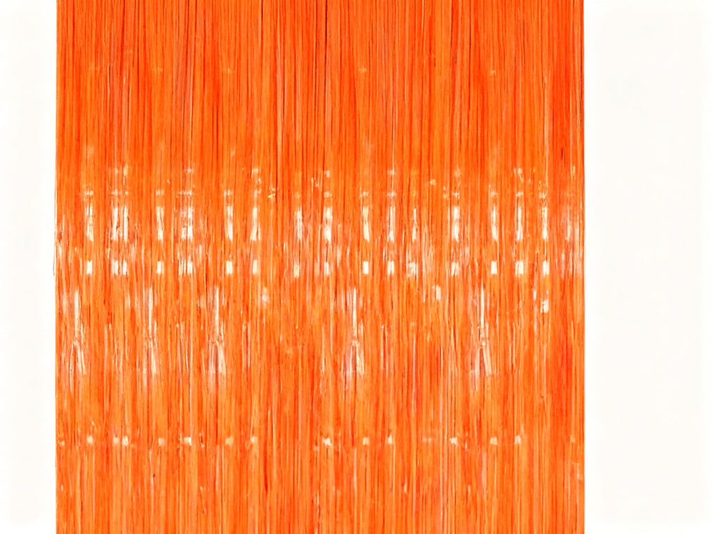 Cortina de Lágrimas Naranja Halloween 1x2m