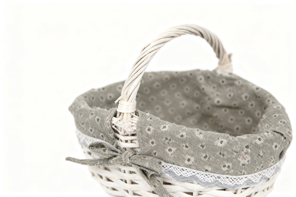 Cesta Mimbre Oval 25x19 cm