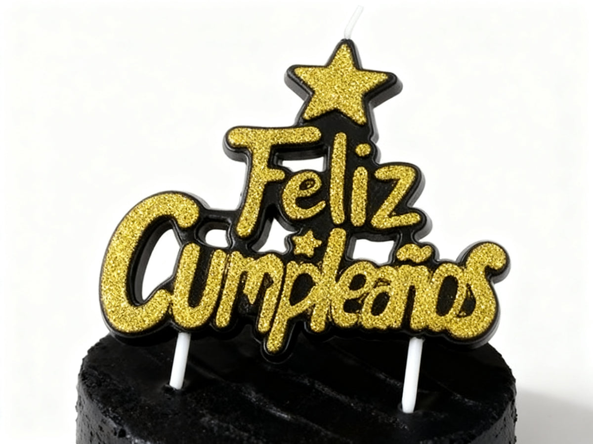 Vela Feliz Cumpleaños Decorativa