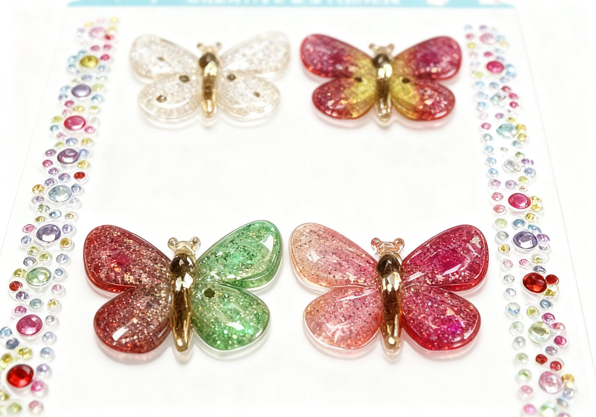 Pegatina Creativa Mariposas Acrílicas