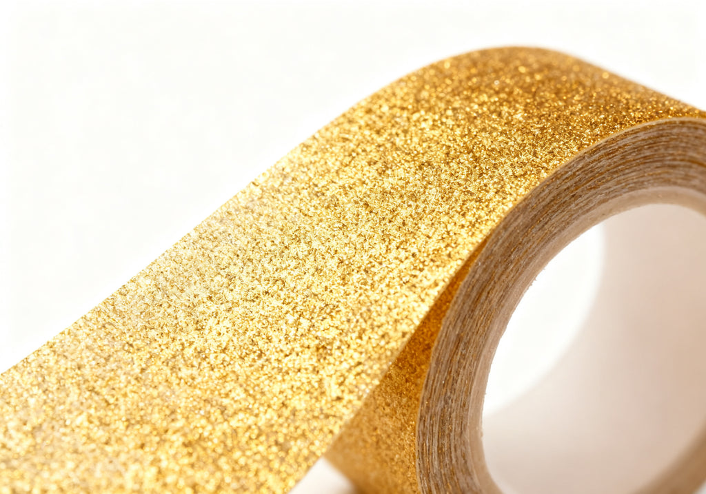 Cinta de terciopelo oro 1.5cm x 4.5m