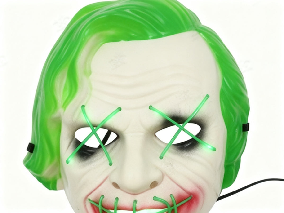 Mascarilla de Luz Fría para Halloween 1 Pieza