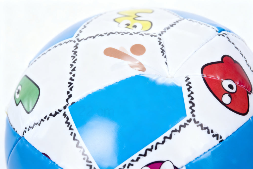 BALÓN PLÁSTICO DECORADO NÚMEROS 22 CM