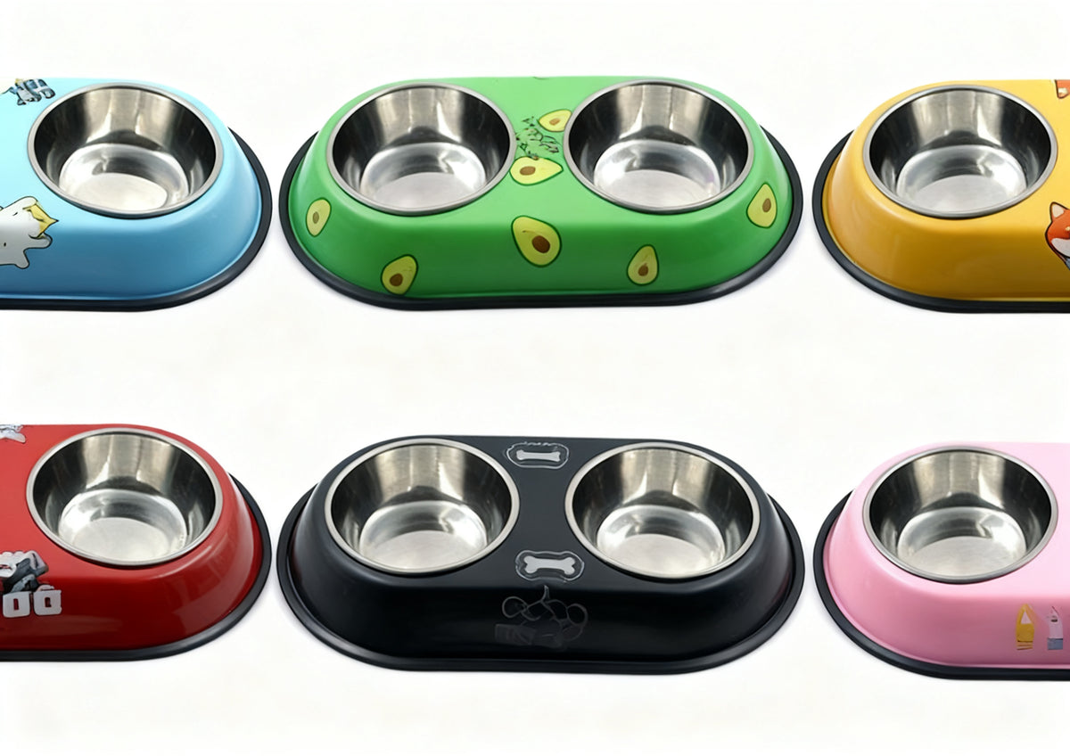 Comedero Doble para Mascotas 38.5cm