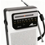 Radio AM/FM MK-9 PLATA Portátil