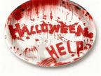 Platos de papel Halloween 18cm (8 uds)