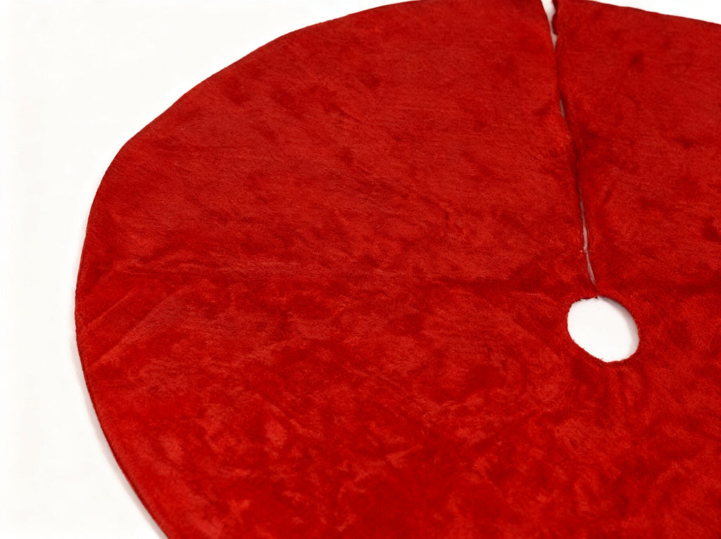 Pie de Pino Navidad Rojo 87cm