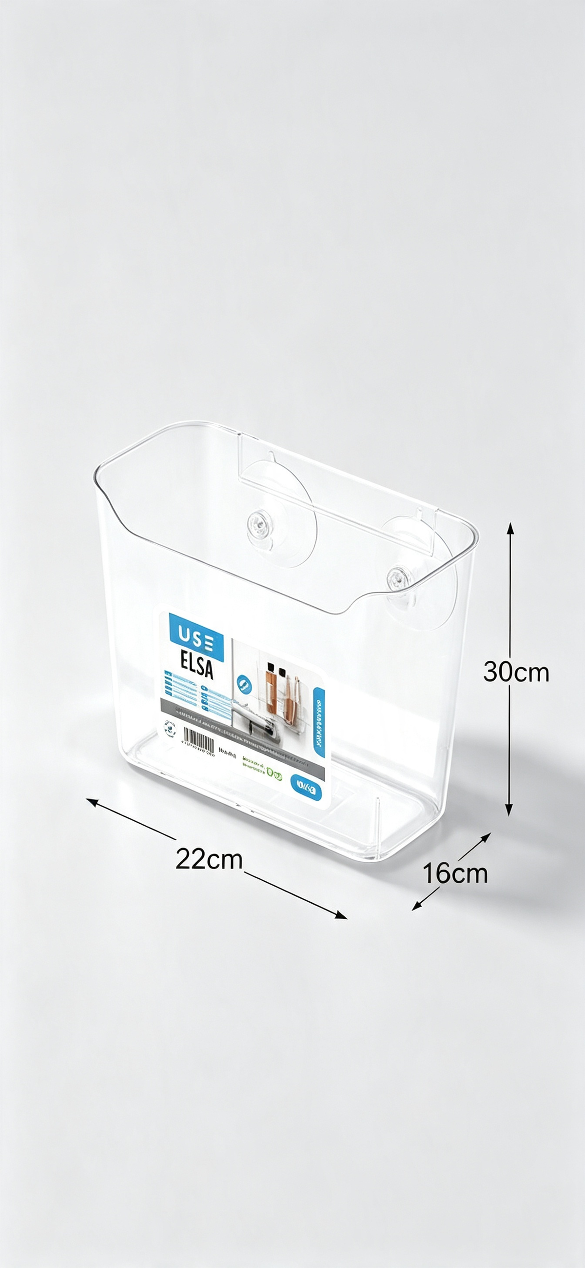 Transparent Organizer Box USE ELSA | With Handles | 4 Sizes | Durable Plastic | Home and Office