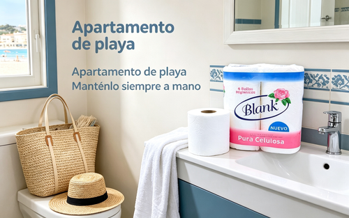 Blank Toilettenpapier 4 Rollen – Reine Zellulose, extra weich und reißfest