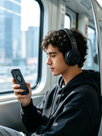 SODANY TS-0230 Bluetooth-Kopfhörer | kabellos Over-Ear | Schwarz