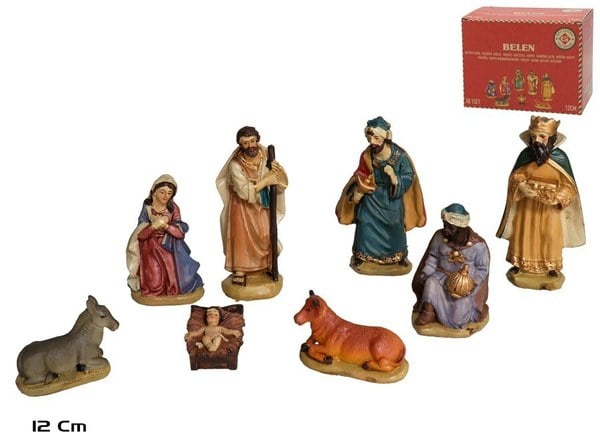 BELEN X8 12CM Figuras de Natividad