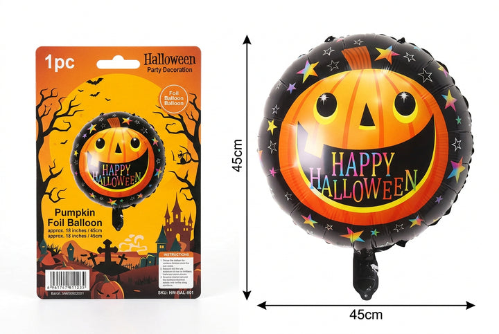Globo de Aluminio para Halloween 1 Unidad