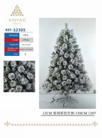 Arbol Navidad Nevado 150cm 120T
