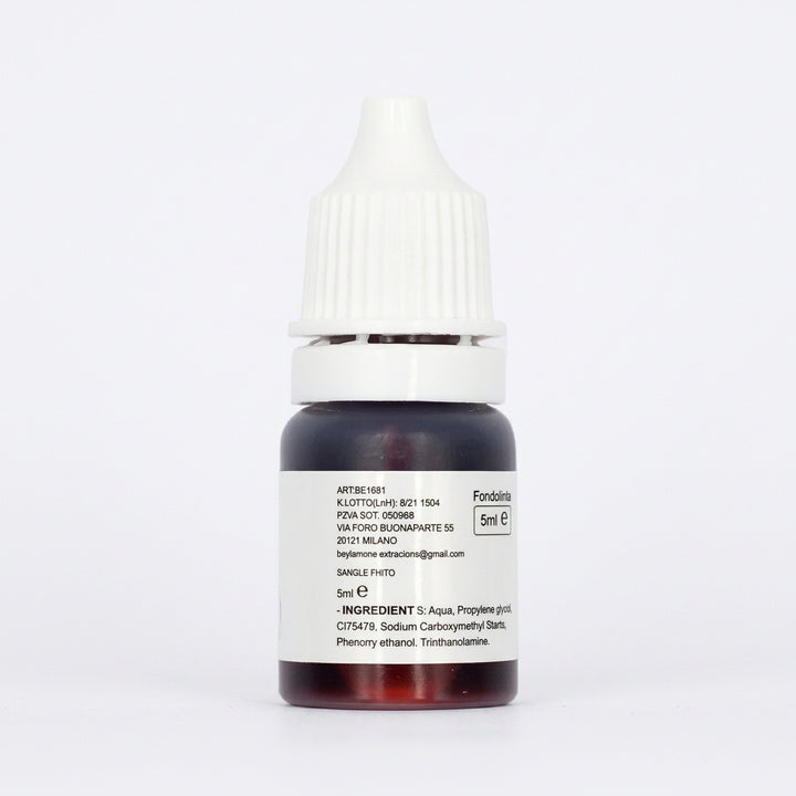 Botellas pequeñas de sangre falsa, 6 unidades