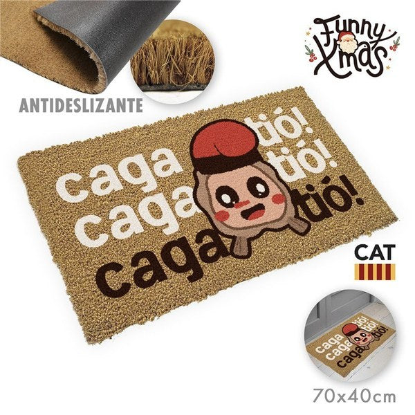 Felpudo Tio Nadal Rectangular Navideño