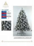 Arbol Navidad Nevado 210cm 230T