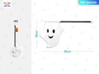 Bolsa de Dulces Fantasma Blanco Halloween