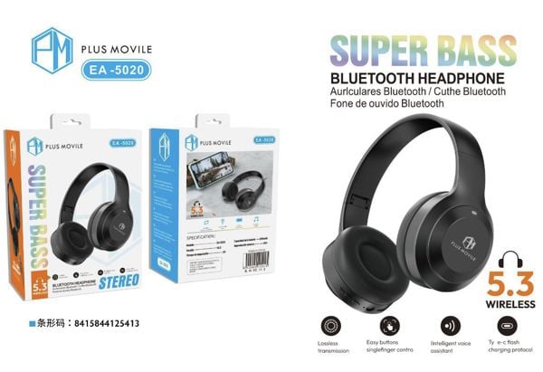 Auriculares Inalámbricos Bluetooth Super Bass