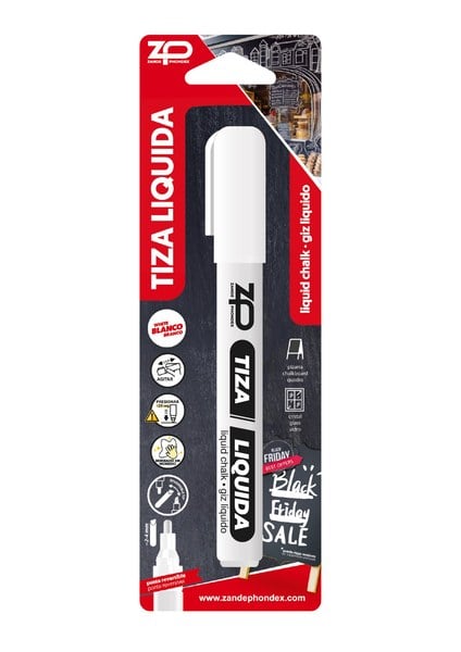 Rotulador Tiza Líquida Blanco 8gr