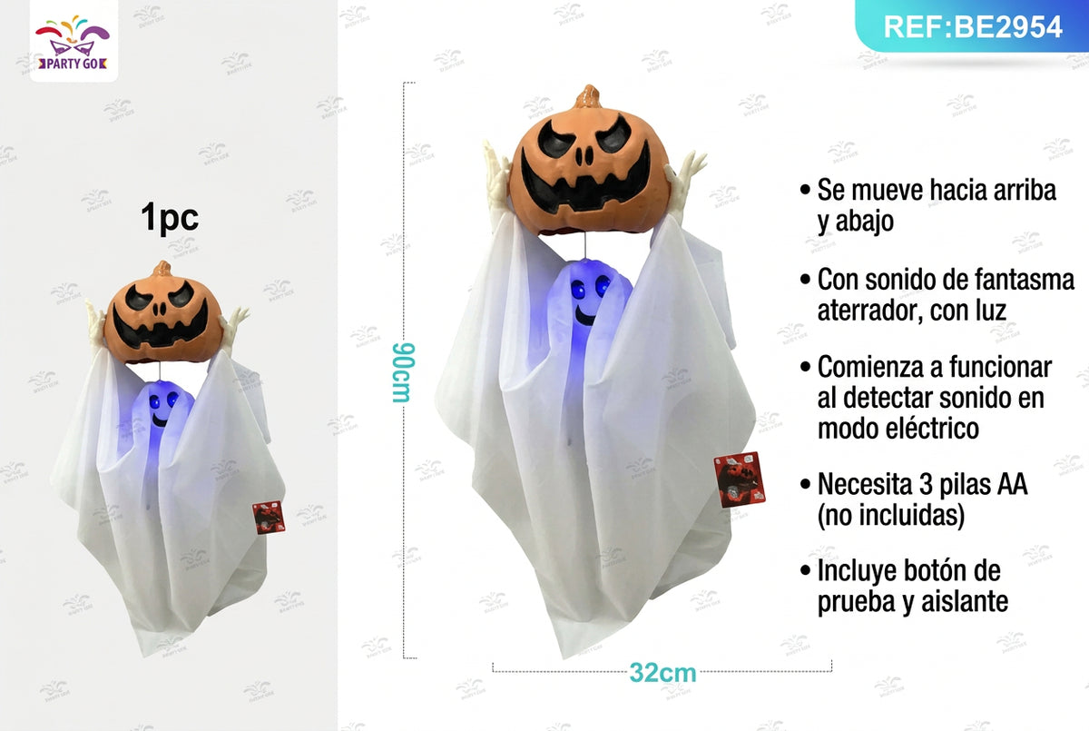 Fantasma Eléctrico Flotante de Halloween (1 Ud.)