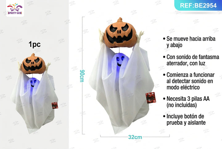 Fantasma Eléctrico Flotante de Halloween (1 Ud.)