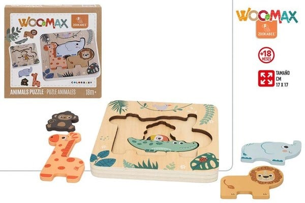 WOOMAX ZOOKABEE Puzzle Madera