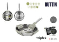 Sartén Acero Inducción Tríplex 20cm Quttin