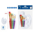 SET PINCELES CON PALETA