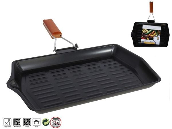 Asadora 38x24 Metal para Cocinar
