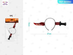 Diadema Cuchillo Sangriento para Halloween