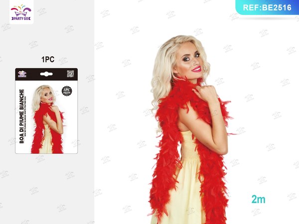 Bufanda de Plumas para Fiestas