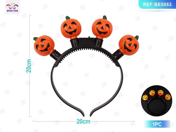 Diadema de Calabazas Halloween 20x20cm