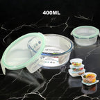 Fiambrera de Cristal 400ML Ø14x6.6CM