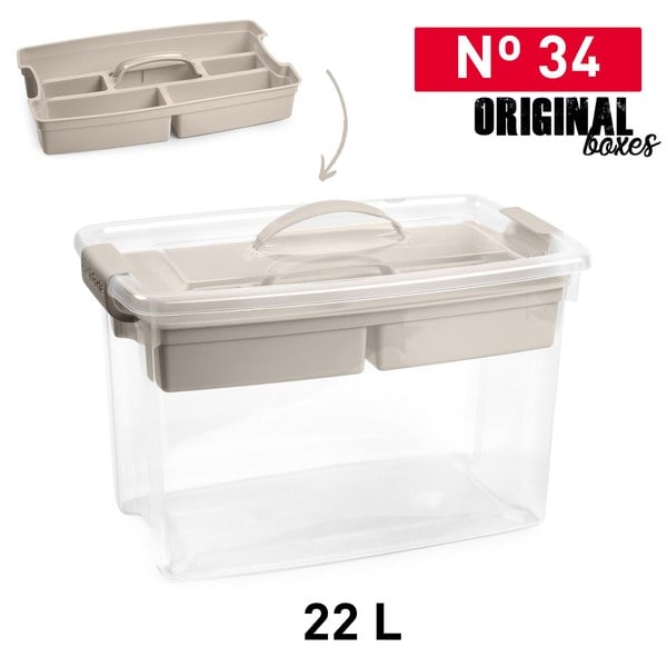 CAJA Nº 34 22 L CON BANDEJA