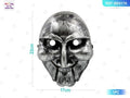 Máscara Asesino Plateado para Halloween 1pc