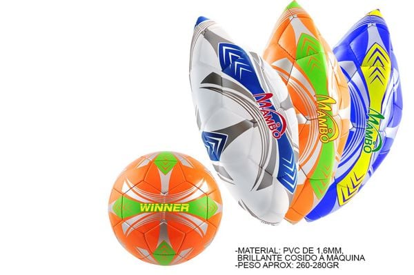 BALON FUTBOL WINNER Nº5 Ø220MM