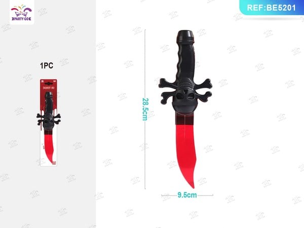 Cuchillo Sangrante de Calavera Halloween