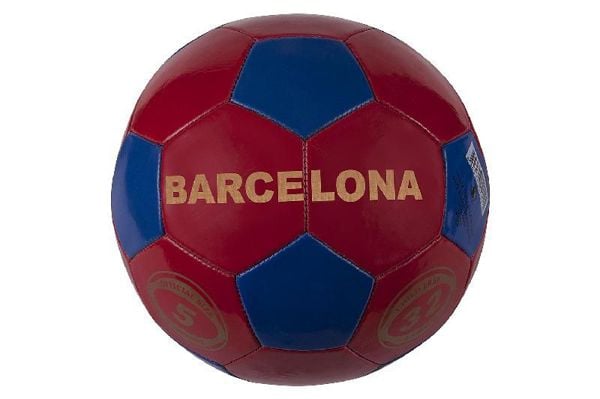 BALÓN DE FÚTBOL ROJO-AZUL BARCELONA