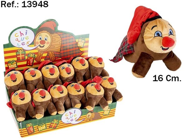 PELUCHE TRONCO NAVIDEÑO 16CM