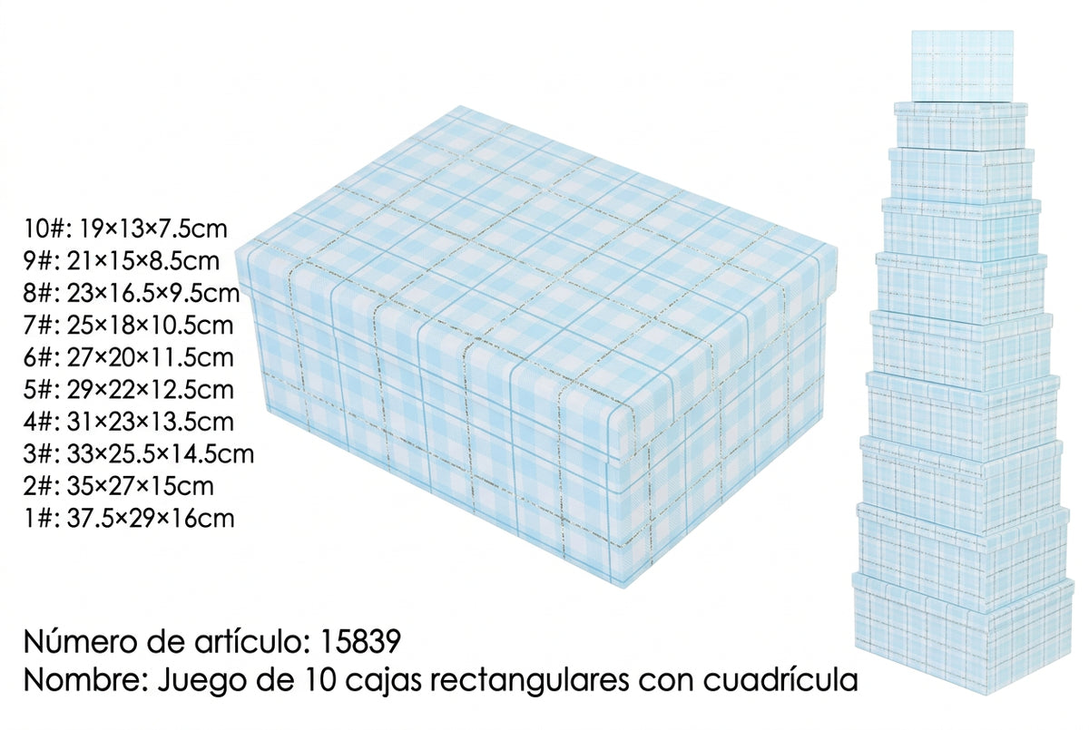 CAJA DE REGALO Juego de 10 Piezas