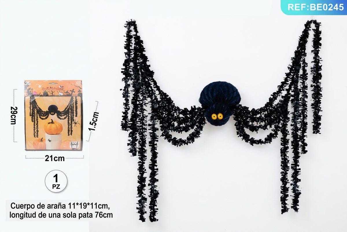 Decoración Pendiente de Araña para Halloween