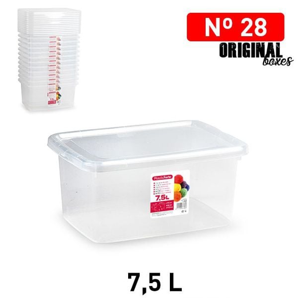 CAJA Nº 28 7,5 L TRANSPARENTE